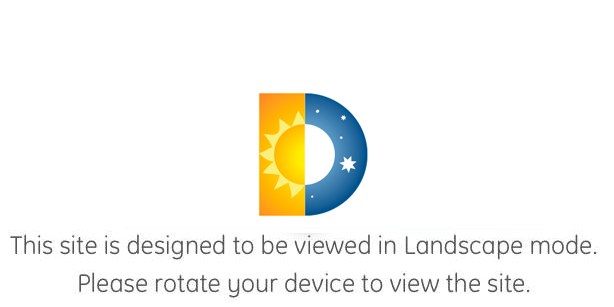 Landscape is the valid orientation